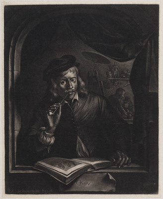 KG 07141
          <br/>
          Gerard Dou in een open venster
          <br/>
          <em>Schouman, Aert (1710-1792)</em>
        