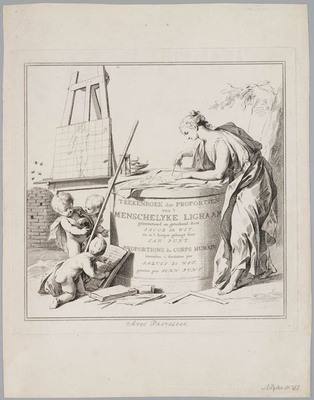 KG 07199
          <br/>
          Teekenboek der Proportien..: titelblad
          <br/>
          <em>Punt, Jan (1711-1779)</em>
        
