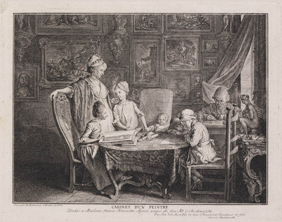 KG 01282
          <br/>
          Cabinet d'un peintre
          <br/>
          <em>Chodowiecki, Daniel Nikolaus (1726 - 1801)</em>
        