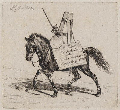 KG 01520
          <br/>
          Paard met schildersezel
          <br/>
          <em>Klein, Johann Adam (1792-1875)</em>
        