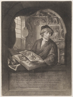 KG 06289
          <br/>
          Portret Jacob Hoelart in kunstkabinet
          <br/>
          <em>Verkolje, Nicolaas (1673-1746)</em>
        