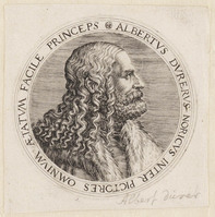 KG 00491.jpg; KG 00491; Portret Dürer; grafiek