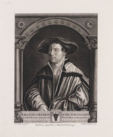 KG 01283.jpg; KG 01283; Portret Hans Holbein de Jonge; grafiek