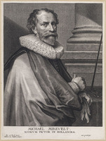 KG 02962.jpg; KG 02962; Portret Michiel van Mierevelt (1567-1641); grafiek