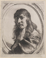 KG 04421a.jpg; KG 04421a; Zelfportret Nicolaes de Helt (Stockade) (1614-1669); grafiek