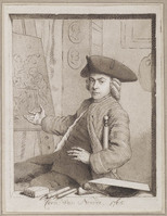 KG 07364.jpg; KG 07364; Zelfportret Cornelis van Noorde; grafiek