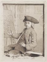 KG 07365.jpg; KG 07365; Zelfportret Cornelis van Noorde; grafiek