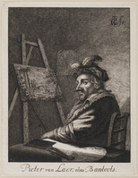 KG 07403.jpg; KG 07403; Portret Pieter Jacobsz. van Laer ("Bamboccio"); grafiek