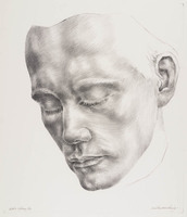KG 1995 012.jpg; KG 1995 012; 'Portret van een beeldhouwer'; grafiek