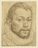 N 041.jpg; N 041; Zelfportret van Hendrick Goltzius (1558-1617); tekening