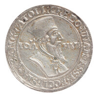 TMNK 00002
<br/>
Johannes Huss (Hus) als ketter levend verbrand in 1415
<br/>
<em>Bohemen, koninkrijk (1198-1806)</em>