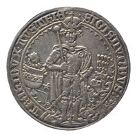 TMNK 00021
<br/>
Guldengroschen (taler) uit Tirol op naam van Sigismund (1439-1496)
<br/>
<em>Tirol, graafschap (11e eeuw-1803)</em>