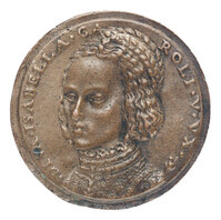 TMNK 00055
<br/>
Overlijden van Isabella van Portugal, partner van Karel V, naar een schilderij door Titiaan (later werk)
<br/>
<em>Leoni, Leone (Aretino) (±1509-1590)</em>