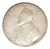 TMNK 00119
<br/>
Overwinningen door keizer Karel V op de hervormde vorsten behaald, in Italië, Spanje en de Nederlanden(afgietsel)
<br/>
<em>(onbekend)</em>