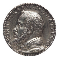 TMNK 00164
<br/>
Antoine de Perrenot, kardinaal de Granvelle, bisschop van Atrecht (Arras)
<br/>
<em>Leoni, Leone (Aretino) (±1509-1590)</em>