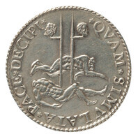 TMNK 00247
          <br/>
          Rekenpenning als oproep tot voortzetting van de strijd tegen de Spanjaarden en herdenking van de onthoofding van de graven Egmond en Horne in 1568
          <br/>
          <em>Holland, graafschap</em>