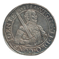 TMNK 00272
<br/>
Gehelmde rijksdaalder uit Holland
<br/>
<em>Republiek der Zeven Verenigde Nederlanden, Holland, provincie (1581-1795)</em>
