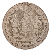 TMNK 00573
<br/>
Beloning voor de Amsterdamse schutters na de belegering van die stad
<br/>
<em>Republiek der Zeven Verenigde Nederlanden, republiek (1588-1795)</em>