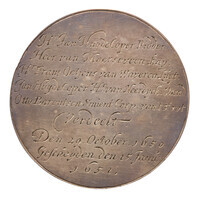 TMNK 00573
<br/>
Beloning voor de Amsterdamse schutters na de belegering van die stad
<br/>
<em>Republiek der Zeven Verenigde Nederlanden, republiek (1588-1795)</em>