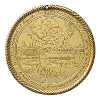 TMNK 00574
<br/>
Beloning voor de Amsterdamse schutters na de belegering van die stad in 1650
<br/>
<em>Republiek der Zeven Verenigde Nederlanden, republiek (1588-1795)</em>