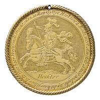 TMNK 00574
<br/>
Beloning voor de Amsterdamse schutters na de belegering van die stad in 1650
<br/>
<em>Republiek der Zeven Verenigde Nederlanden, republiek (1588-1795)</em>
