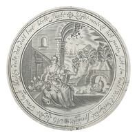 TMNK 00587
<br/>
Pand- of huwelijkspenning
<br/>
<em>Republiek der Zeven Verenigde Nederlanden, republiek (1588-1795)</em>