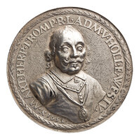 TMNK 00592
<br/>
Sneuvelen van Maarten Harpertszoon Tromp in een zeeslag tegen de Engelsen tijdens de Eerste Engelse Oorlog (1652-1654)
<br/>
<em>Republiek der Zeven Verenigde Nederlanden, republiek (1588-1795)</em>