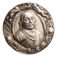TMNK 00595
<br/>
Sneuvelen van Maarten Harpertszoon Tromp in een zeeslag tegen de Engelsen tijdens de Eerste Engelse Oorlog (1652-1654)
<br/>
<em>Republiek der Zeven Verenigde Nederlanden, republiek (1588-1795)</em>