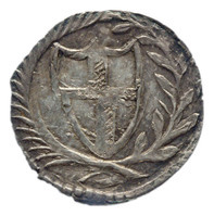 TMNK 00604
<br/>
Penny uit Engeland op naam van Olivier Cromwell (1653-1658)
<br/>
<em>Engeland, republiek (1649-1660)</em>