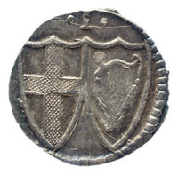 TMNK 00604
<br/>
Penny uit Engeland op naam van Olivier Cromwell (1653-1658)
<br/>
<em>Engeland, republiek (1649-1660)</em>