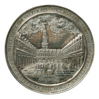 TMNK 00627
<br/>
Voltooiïng van het stadhuis van Amsterdam
<br/>
<em>Republiek der Zeven Verenigde Nederlanden, republiek (1588-1795)</em>