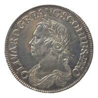 TMNK 00645
<br/>
Crown uit Engeland op naam van Olivier Cromwell (1653-1658)
<br/>
<em>Engeland, republiek (1649-1660)</em>