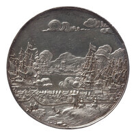 TMNK 00710
          <br/>
          Overwinning op de Engelse vloot behaald tijdens de zeeslag in de haven van Bergen (Tweede Engelse Oorlog (1665-1667))
          <br/>
          <em>Republiek der Zeven Verenigde Nederlanden, republiek (1588-1795)</em>
