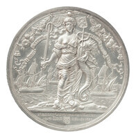 TMNK 00740
<br/>
Vrede van Breda, gesloten tussen de Verenigde Nederlanden en Engeland - einde van de Tweede Engels-Nederlandse Oorlog (1665-1667)
<br/>
<em>Republiek der Zeven Verenigde Nederlanden, republiek (1588-1795)</em>