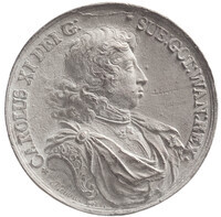 TMNK 00931
<br/>
Karel XI, koning van Zweden en de overwinning op de Denen bij Schonen (Skåne)
<br/>
<em>Zweden, Koninkrijk</em>