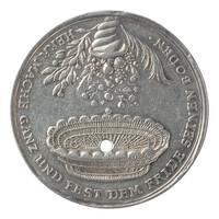 TMNK 01342
<br/>
Vrede van Rijswijk, gesloten tussen de geallieerden en Frankrijk - einde van de Negenjarige Oorlog (1688-1697)
<br/>
<em>Duitse Rijk</em>