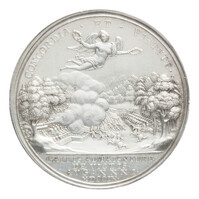 TMNK 01575
<br/>
Overwinning door de geallieerde troepen onder leiding van Churchill en Van Savoye op de Fransen (onder leiding van Villars) behaald bij Taisnières-sur-Hon (Malplaquet)
<br/>
<em>Verenigd Koninkrijk, koninkrijk (1707-1800)</em>