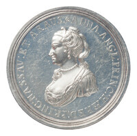 TMNK 01772
<br/>
Huwelijk van Willem Karel Hendrik Friso, prins van Oranje en stadhouder van Friesland, met Anna, Engels prinses
<br/>
<em>Republiek der Zeven Verenigde Nederlanden</em>