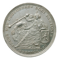 TMNK 01903
<br/>
Inspectie van de Westfriese munt (muntbusopening) te Medemblik onder het muntmeesterschap van Theunis Kist
<br/>
<em>Republiek der Zeven Verenigde Nederlanden, Holland (West-Friesland), landschap (1573-1795)</em>