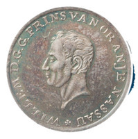 TMNK 02518
<br/>
Strooipenning bij de inhuldiging van Willem VI, prins van Oranje, tot souverein vorst
<br/>
<em>Nederland, soeverein vorstendom (1813-1815)</em>