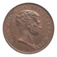 TMNK 02561
<br/>
Strooipenning bij de inhuldiging van Willem I als koning der Nederlanden
<br/>
<em>Verenigd Koninkrijk der Nederlanden (1815-1830)</em>