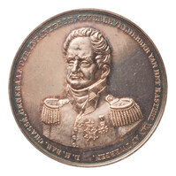TMNK 02774
<br/>
Bombardement van de stad Antwerpen op last van koning Willem I uitgevoerd door de generaal der infanterie Chassé
<br/>
<em>Nederland, Koninkrijk (1830-heden)</em>