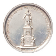 TMNK 03068
<br/>
Oprichten van een standbeeld voor koning Willem II te ’s-Gravenhage
<br/>
<em>Nederland, Koninkrijk (1830-heden)</em>