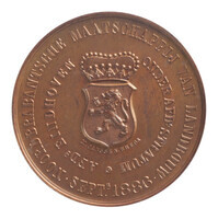 TMNK 03453
<br/>
Tentoonstelling van Landbouw te Stratum bij Eindhoven, prijspenning
<br/>
<em>Nederland, Koninkrijk (1830-heden)</em>