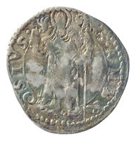 TMNK 04126
<br/>
Rekenpenning over de erkenning door Milaan van koning Karel V als bevelhebber
<br/>
<em>Milaan, hertogdom</em>