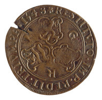 TMNK 04173
          <br/>
          Rekenpenning over de terugkomst van keizer Karel V in de Nederlanden
          <br/>
          <em>Holland, graafschap</em>