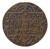 TMNK 04180
          <br/>
          Rekenpenning met de titels van Philips II, Spaans prins
          <br/>
          <em>Holland, graafschap</em>