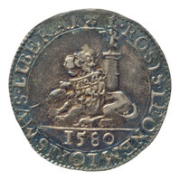 TMNK 04358
<br/>
Rekenpenning over de afgebroken vredesonderhandelingen tussen de Nederlanden en de Spaanse koning in Keulen
<br/>
<em>Holland, graafschap</em>