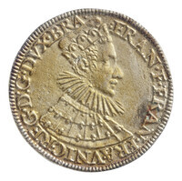 TMNK 04385
          <br/>
          Rekenpenning over de inhuldiging van de hertog van Alençon (Anjou) als hertog van Brabant
          <br/>
          <em>Spaanse Nederlanden</em>