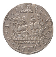 TMNK 04474
          <br/>
          Rekenpenning over de vernieling van de Spaanse Armada door de gezamenlijke Engels-Nederlandse vloot
          <br/>
          <em>Republiek der Zeven Verenigde Nederlanden, Zeeland, provincie (1581-1795)</em>